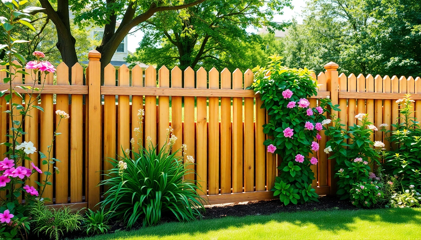 Enhance your yard with services from fencing companies Manchester, showcasing a beautifully crafted wooden fence.