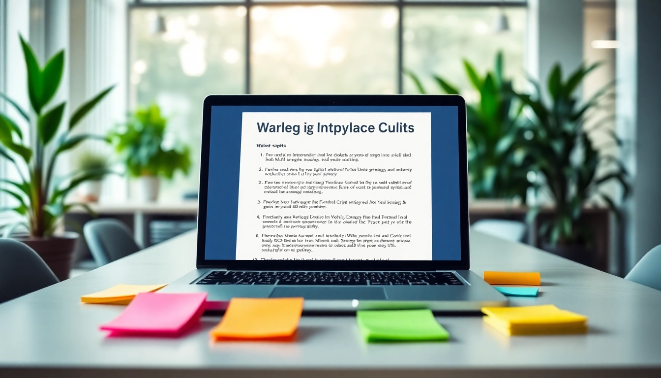 Creating dynamic Funnel scripts in a modern workspace filled with creative elements and a vibrant atmosphere.