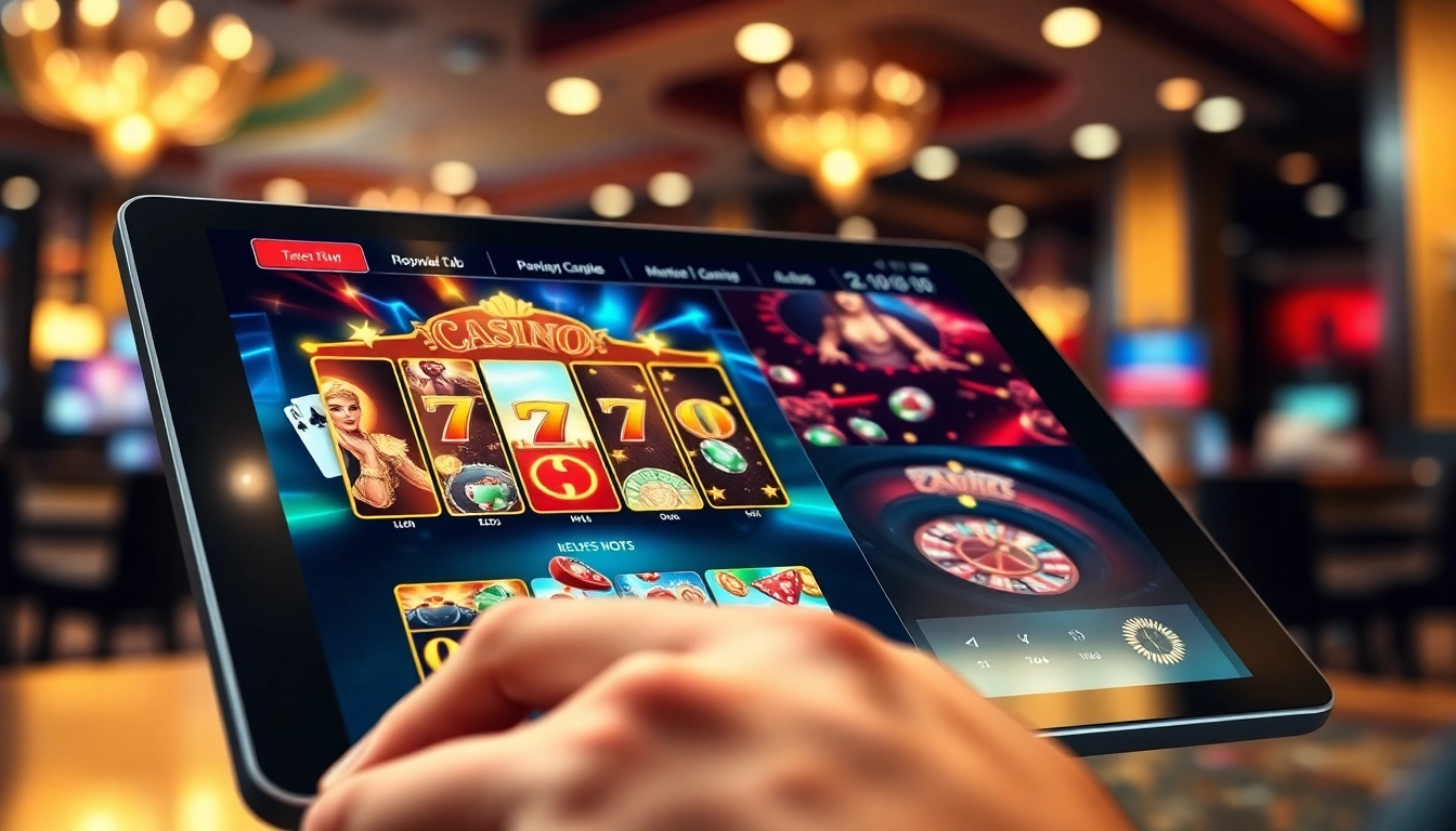 Engaging interface of TPower casino showcasing dynamic gaming options and user interaction.