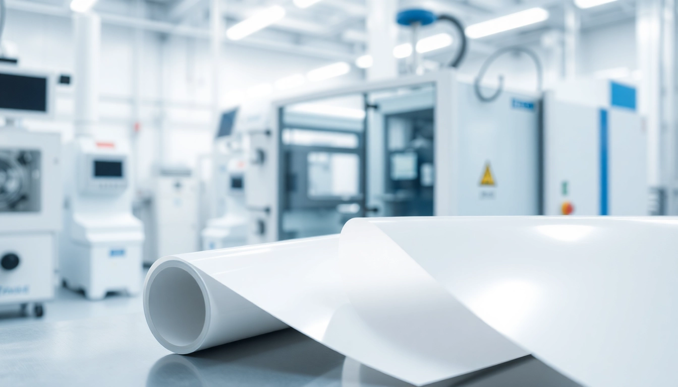 Showcase of https://www.makobond.com/adhesives-films highlighting high-quality adhesive films in a clean environment.