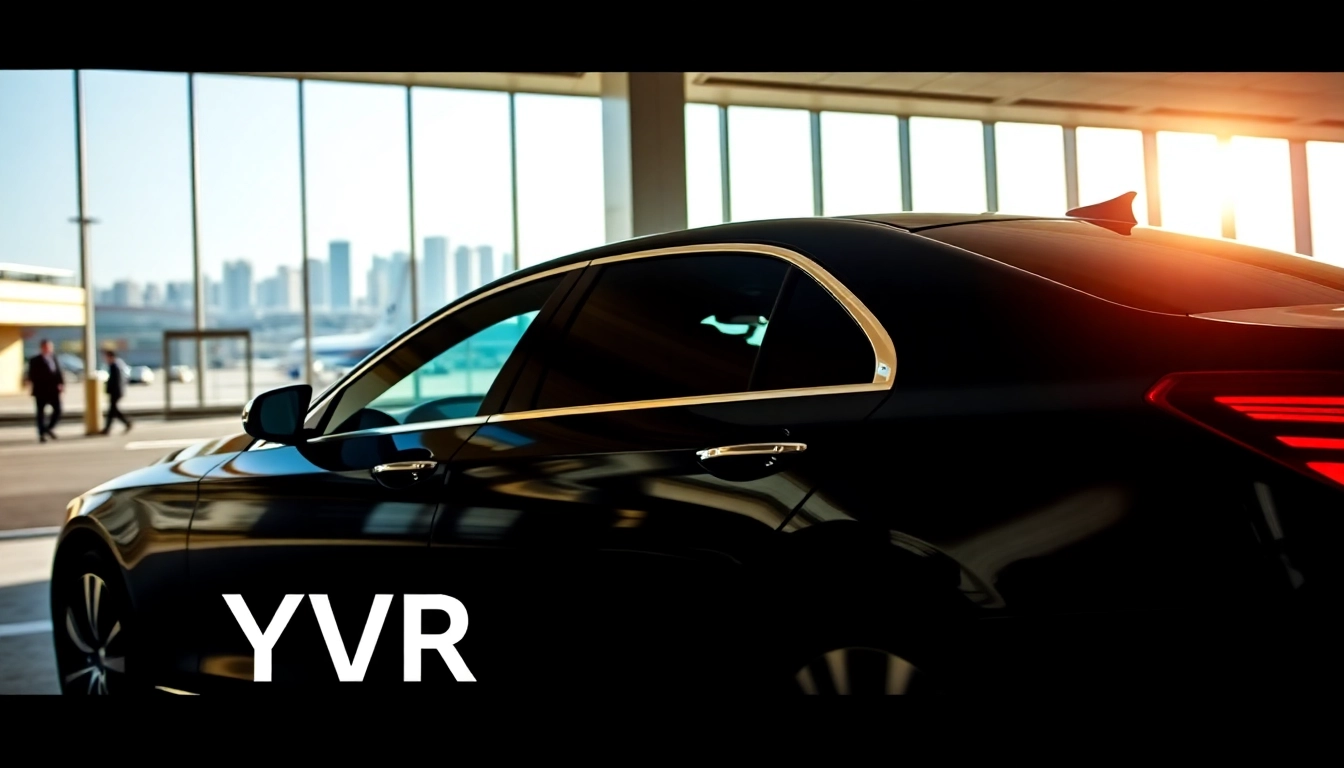 Reliable car service YVR with luxurious sedan and professional chauffeur at Vancouver Airport.
