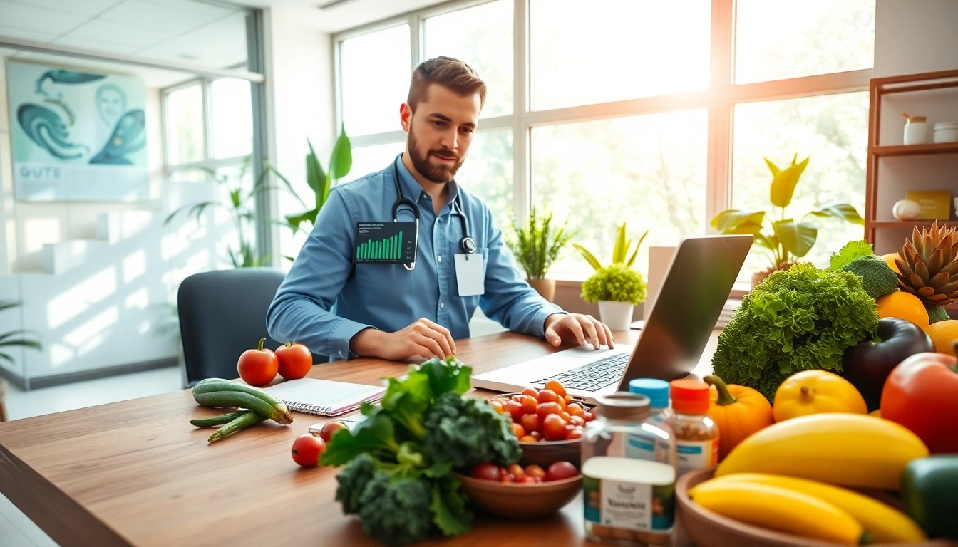 Improve Gut Health through personalized guidance and nutrition analysis in a professional setting.