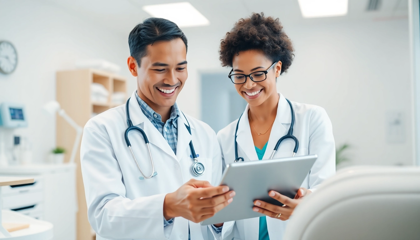 Concierge doctors Henderson NV providing personalized health consultations in a modern clinic.