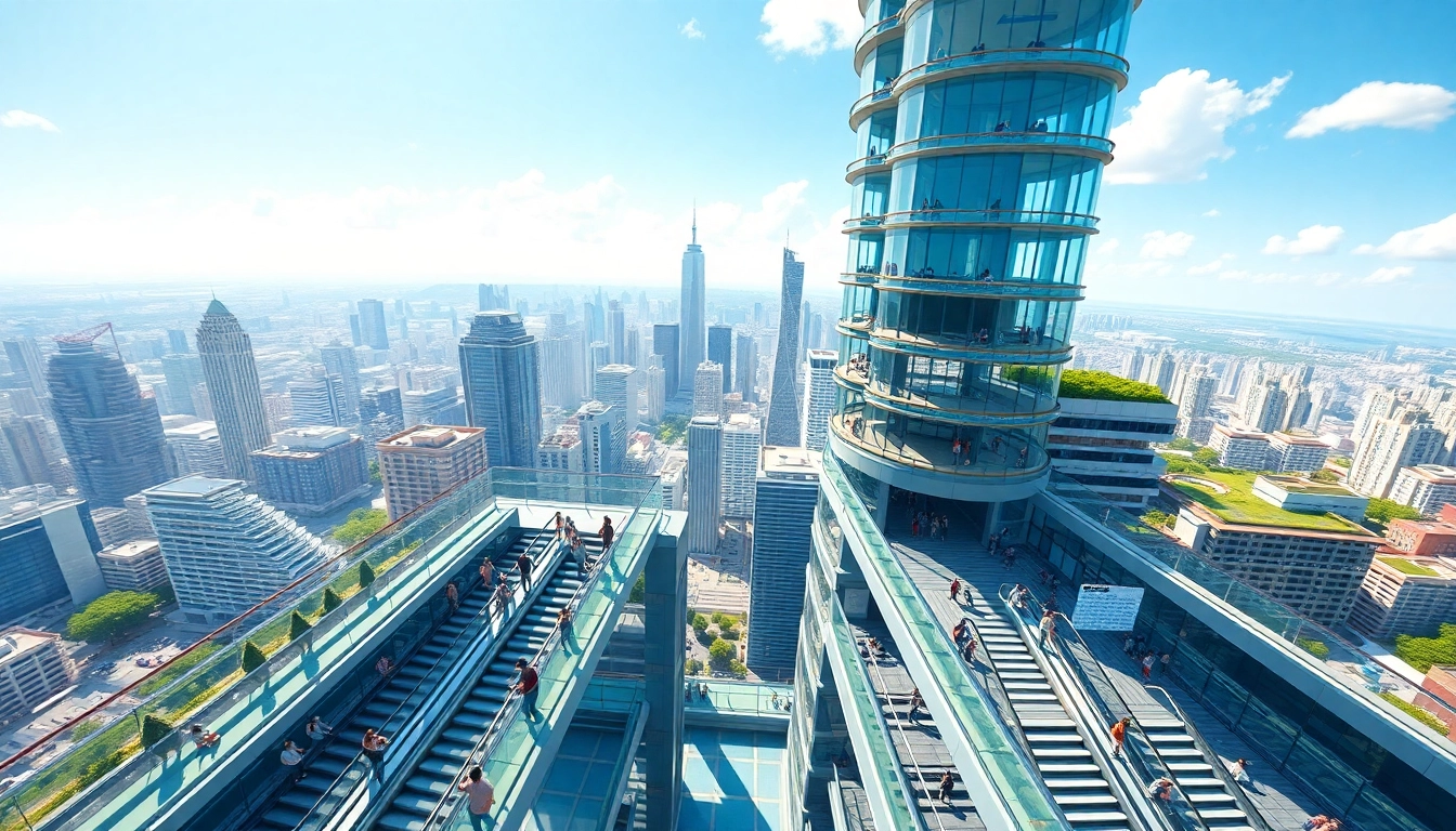Build and enjoy the complexities of a simulated skyscraper in the sim tower game.