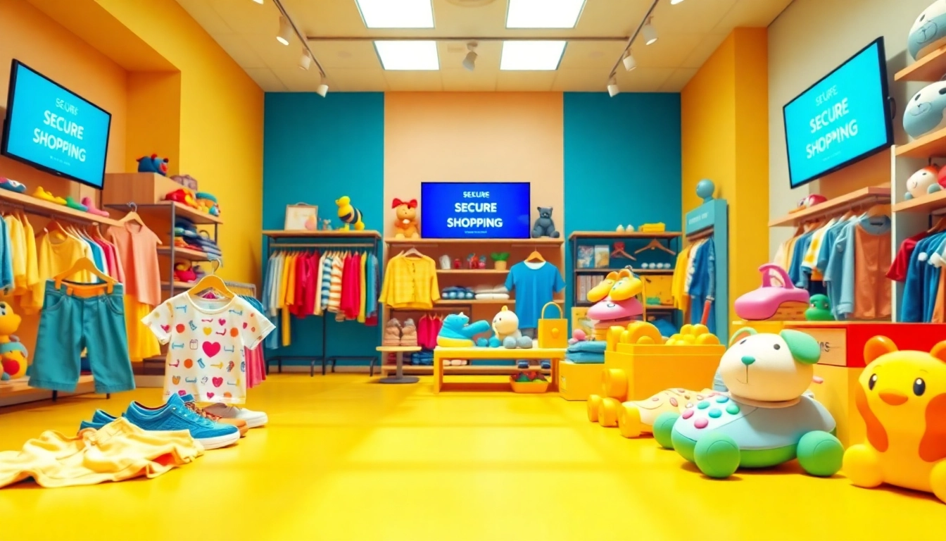 Browse unique kids' clothing and toys at http://www.websonlinestore.com in a vibrant and inviting display.