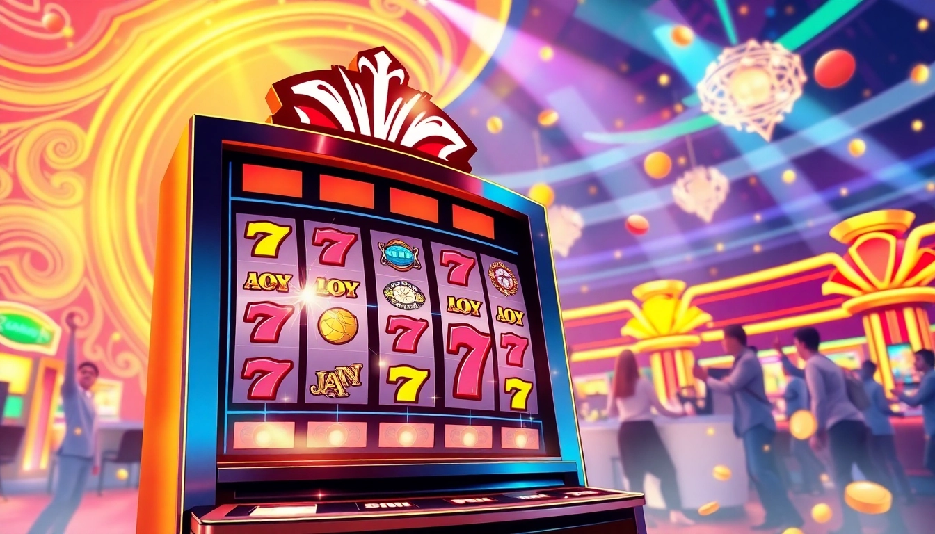 Permainan bos88 slot yang mendebarkan dengan pemain bersemangat di kasino online.