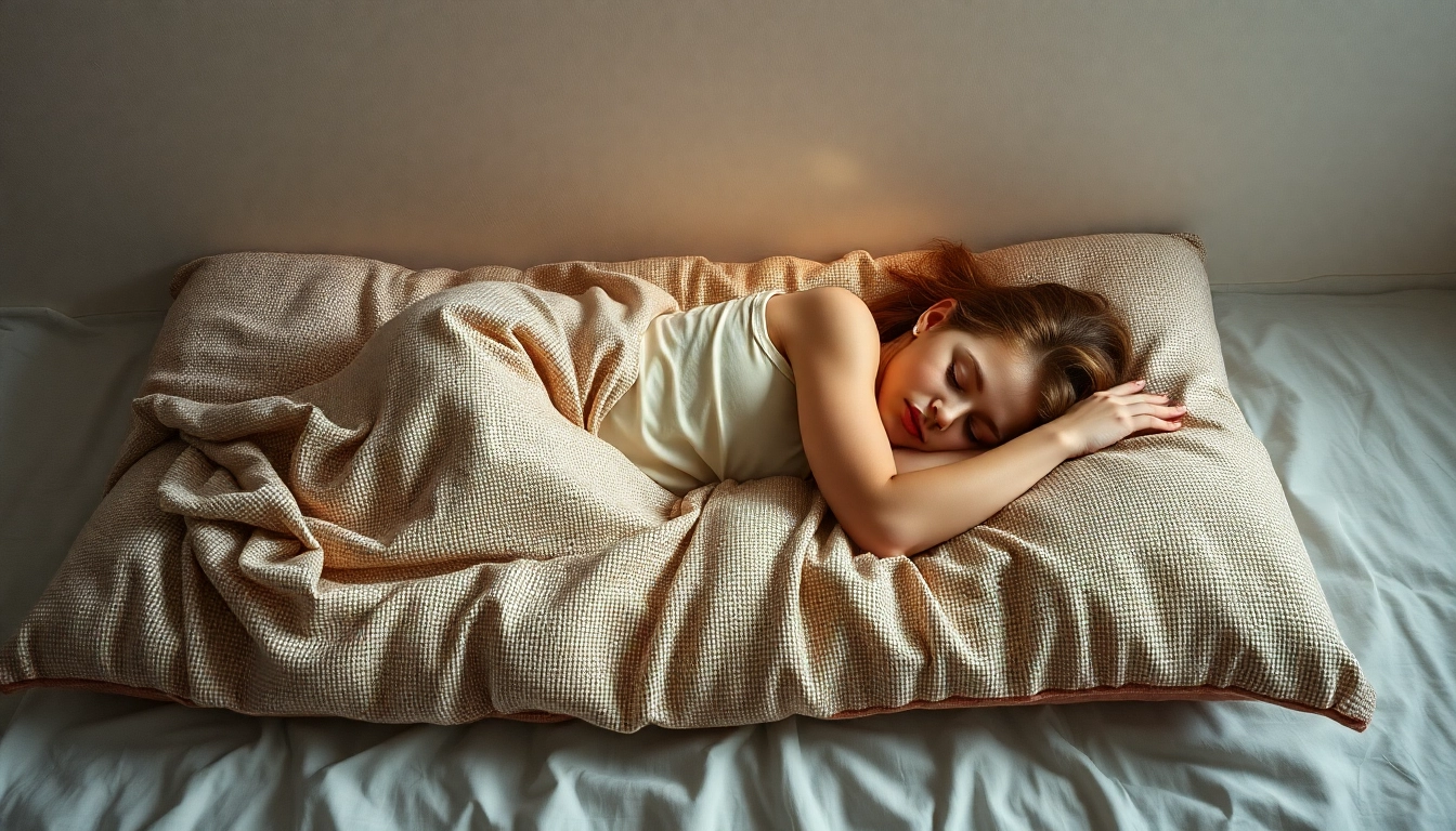 Materasso pascià Materassi in una camera elegante, con una persona che dorme serenamente.