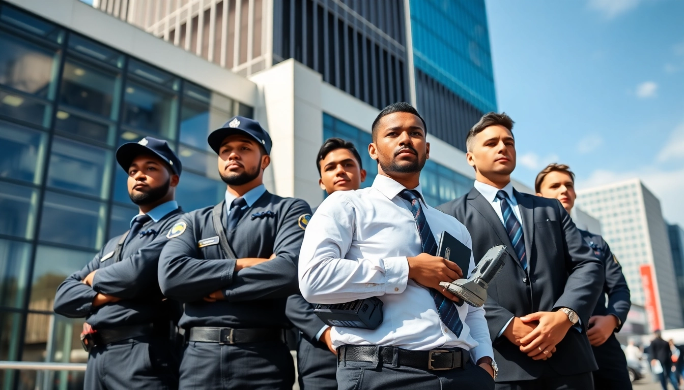 Security Guards Manchester team ready to ensure safety in an urban environment.