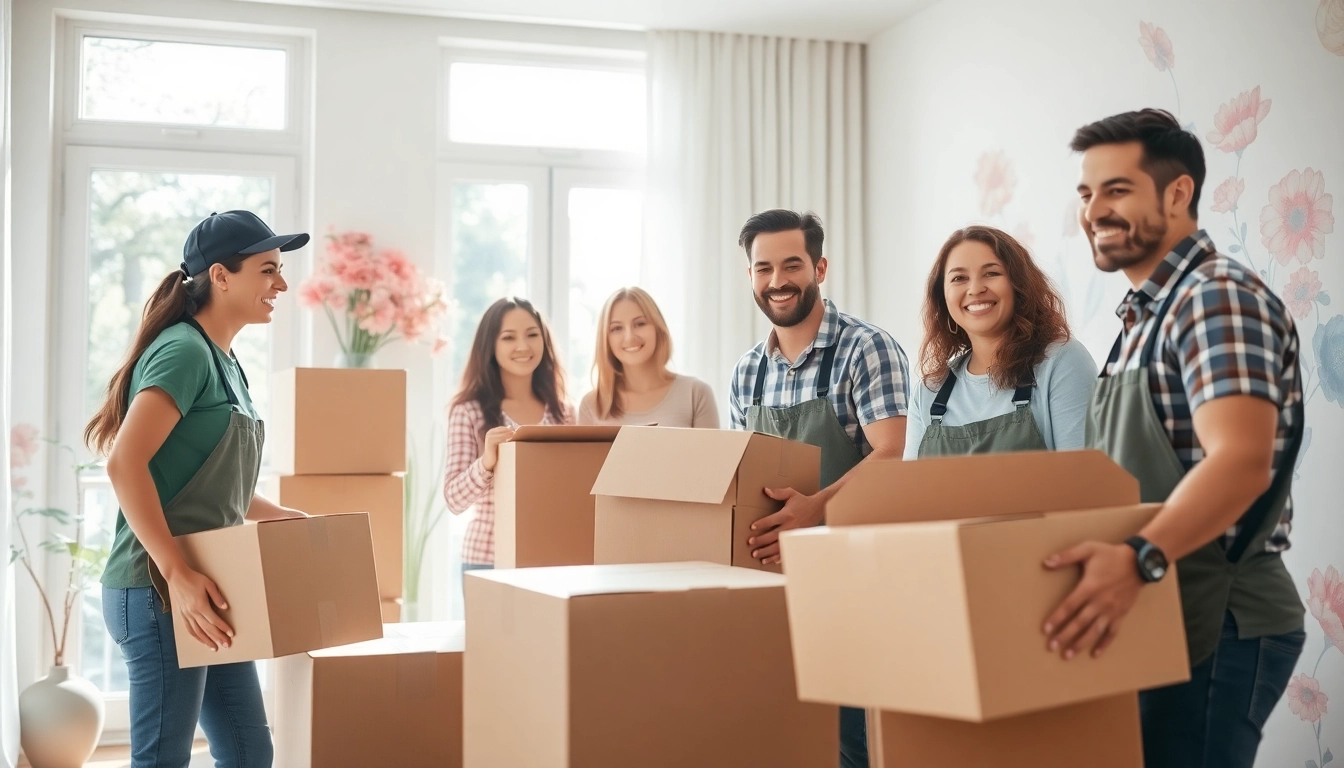 Movers in action for a moving company Toronto, helping a family shift with care and efficiency.