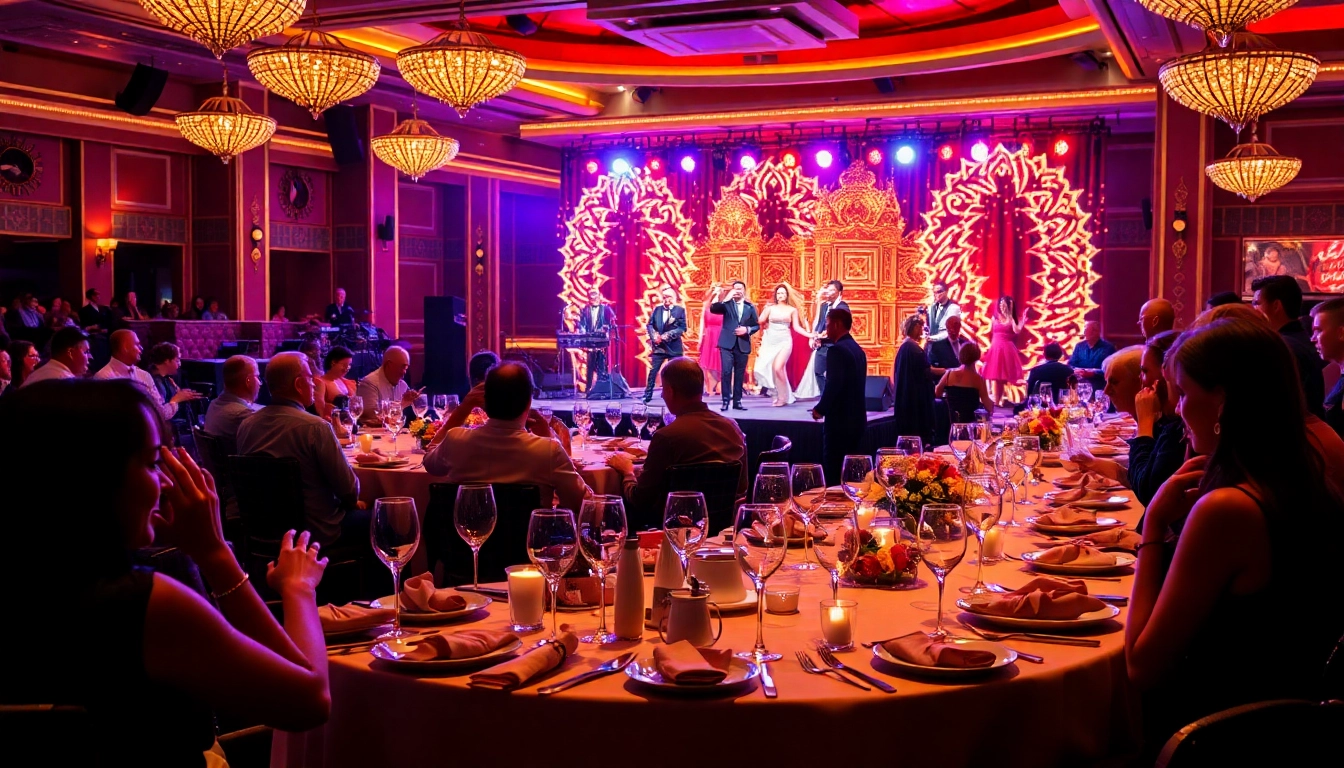 Experience engaging las vegas dinner shows with lively performances and exquisite dining ambiance.