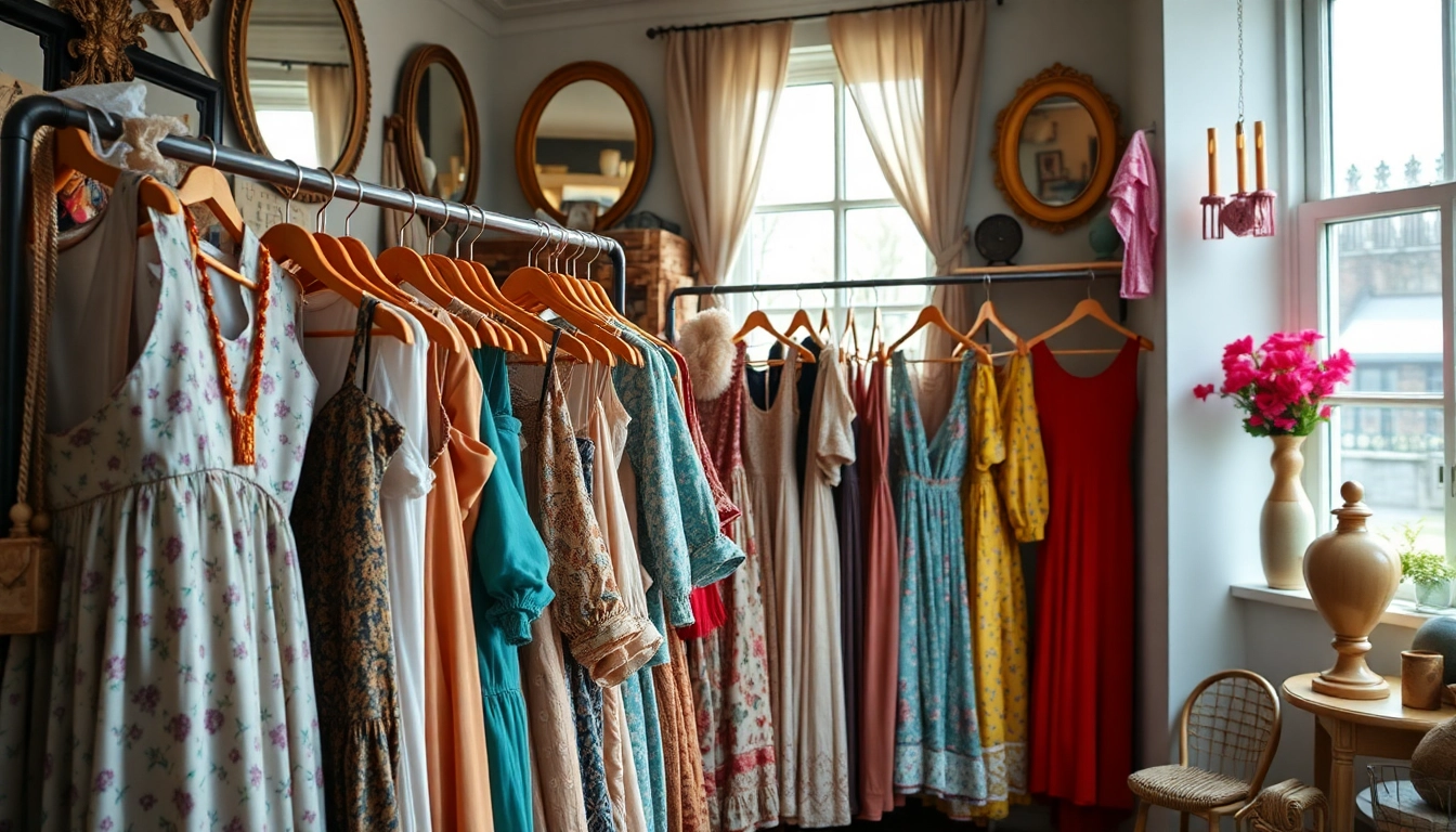 Shop for the best vintage shops in Copenhagen, showcasing unique clothes and accessories.