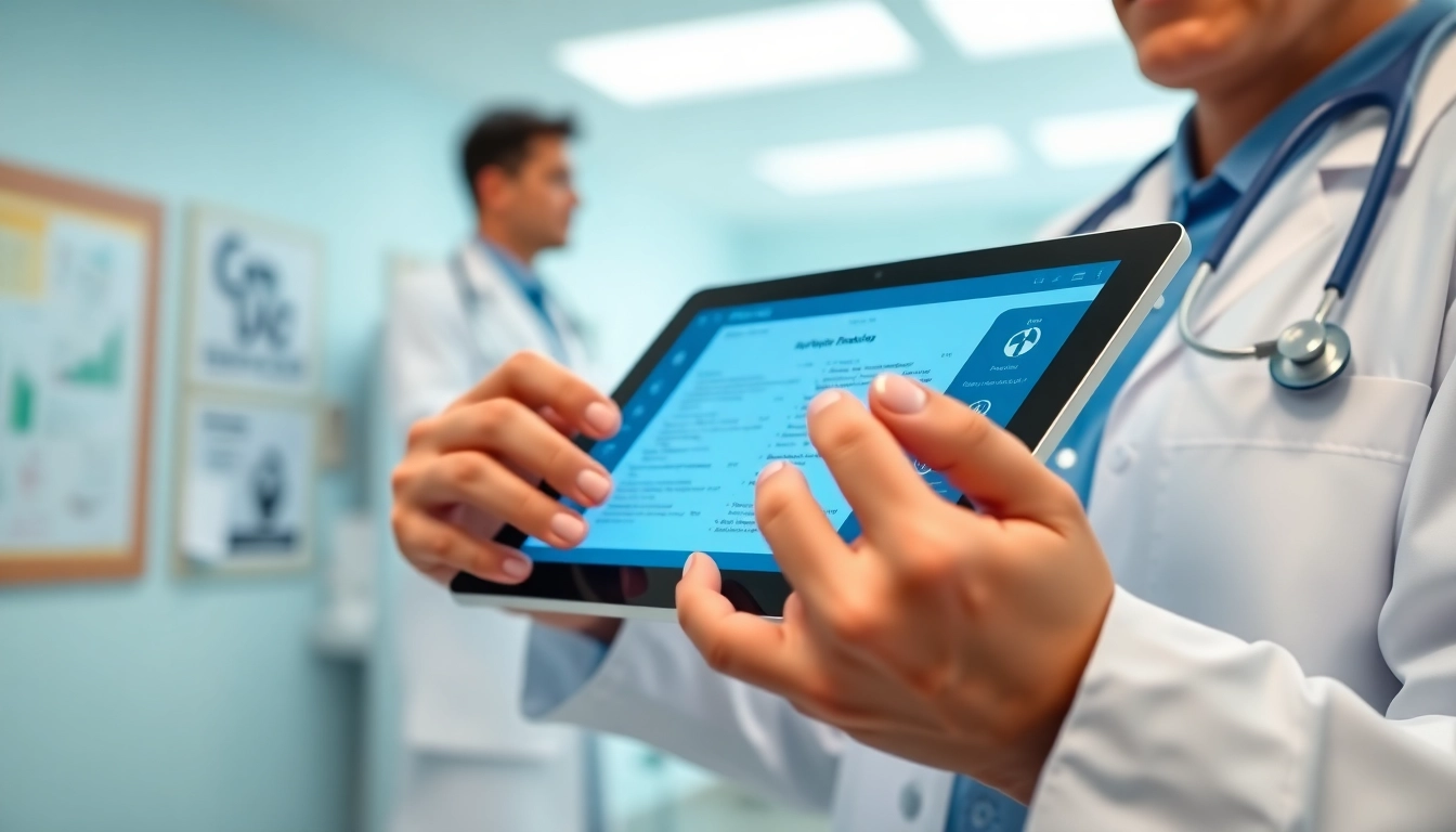 Enhance patient care with secure eprescribing solutions used by a healthcare professional in a modern setting.